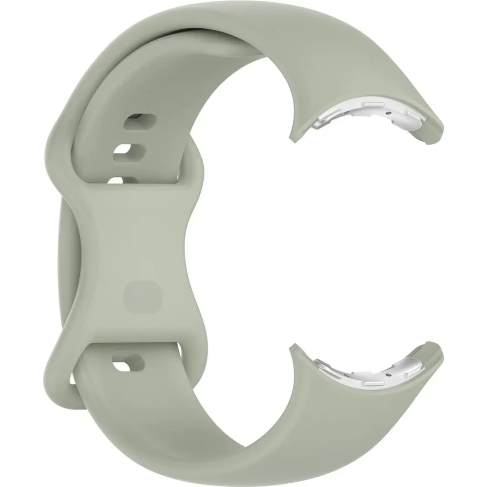 Silikonowy pasek Bizon Strap Watch Silicone do Google Pixel Watch 3 (45mm) khaki