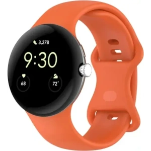 Kup Silikonowy pasek Bizon Strap Watch Silicone do Google Pixel Watch 3 (45mm) pomarańczowy - BIZ6494 - {ean13} - Sklep Home Screen