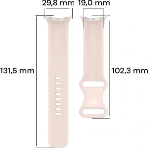 Kup Silikonowy pasek Bizon Strap Watch Silicone do Google Pixel Watch 3 (45mm) jasnoróżowy - BIZ6495 - {ean13} - Sklep Home Screen