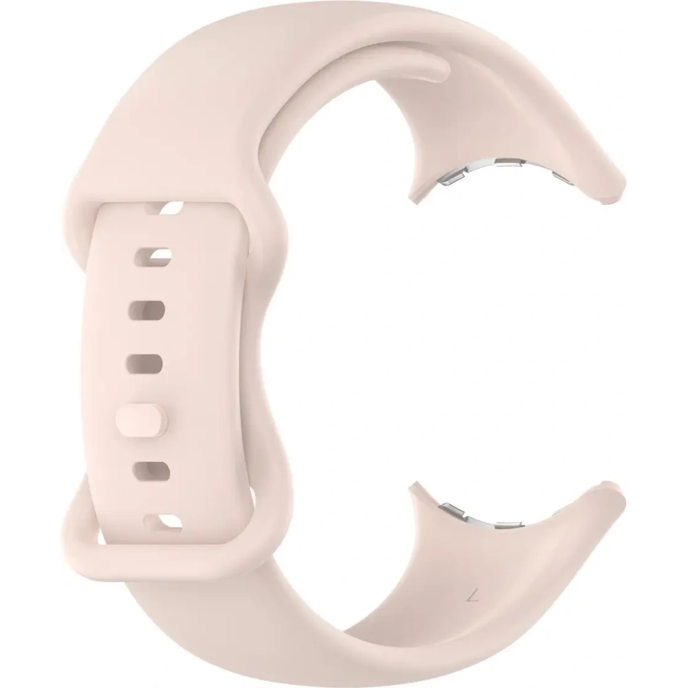 Silikonowy pasek Bizon Strap Watch Silicone do Google Pixel Watch 3 (45mm) jasnoróżowy