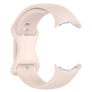 Silikonový pásek Bizon Strap Watch Silicone do Google Pixel Watch 3 (45mm) světle růžový