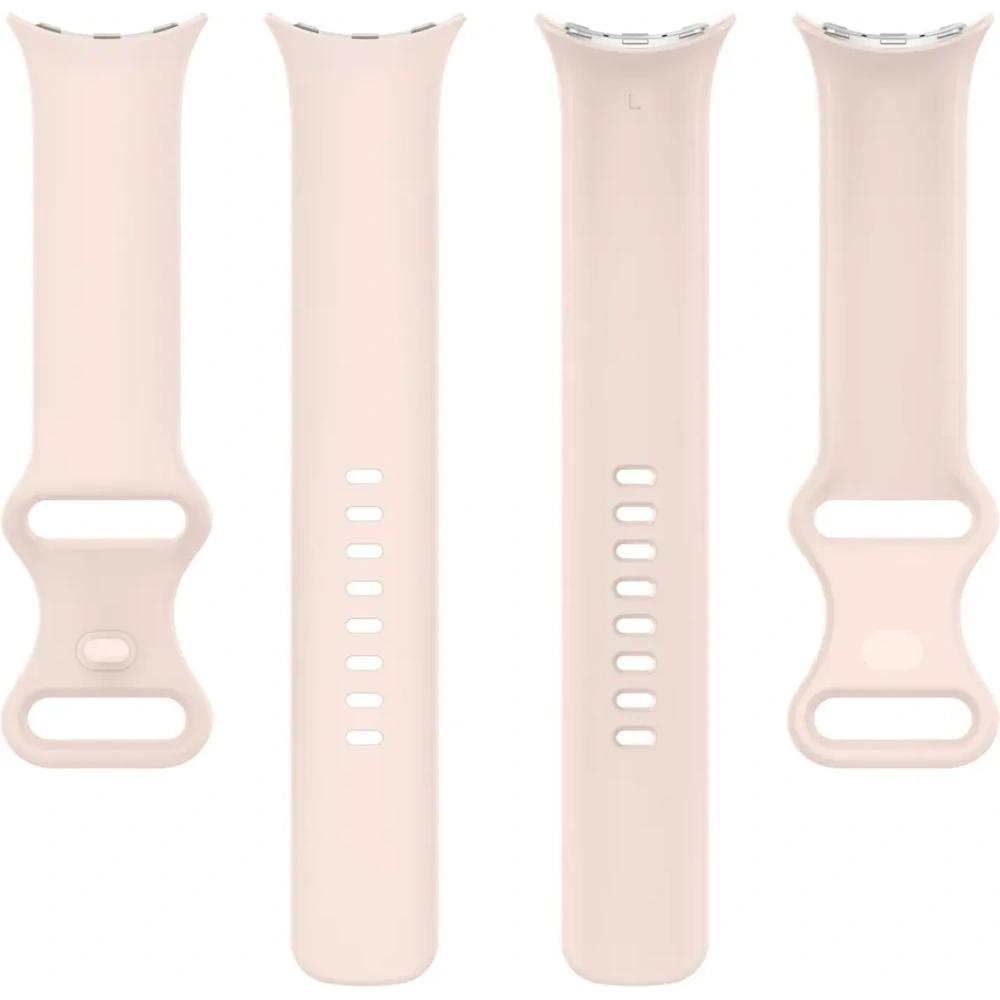 Silikonowy pasek Bizon Strap Watch Silicone do Google Pixel Watch 3 (45mm) jasnoróżowy