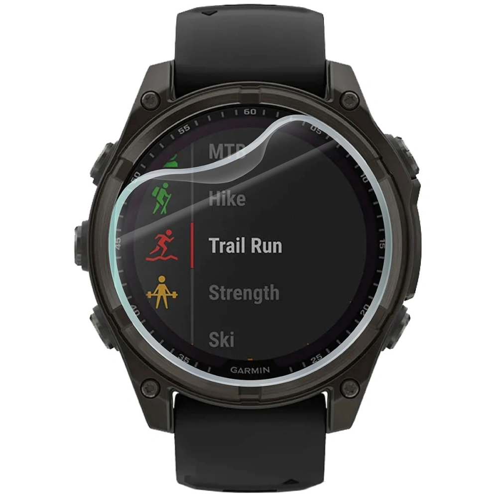 Folia hydrożelowa na ekran Bizon Glass Watch Hydrogel do Garmin Fenix 8 Solar 47 mm [2 PACK]