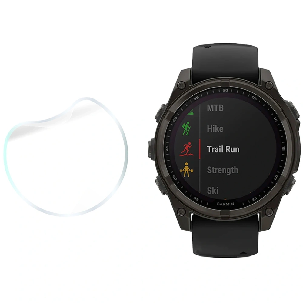 Folia hydrożelowa na ekran Bizon Glass Watch Hydrogel do Garmin Fenix 8 Solar 47 mm [2 PACK]