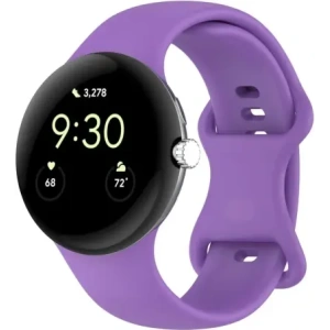 Kup Silikonowy pasek Bizon Strap Watch Silicone do Google Pixel Watch 3 (45mm) fioletowy - BIZ6497 - {ean13} - Sklep Home Screen