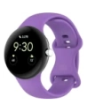 Silikonowy pasek Bizon Strap Watch Silicone do Google Pixel Watch 3 (45mm) fioletowy
