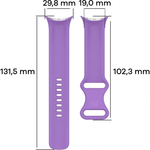 Kup Bizon Strap Óra Szilikon Google Pixel Óra 3 (45mm) lila - BIZ6497 - {ean13} - Sklep Home Screen