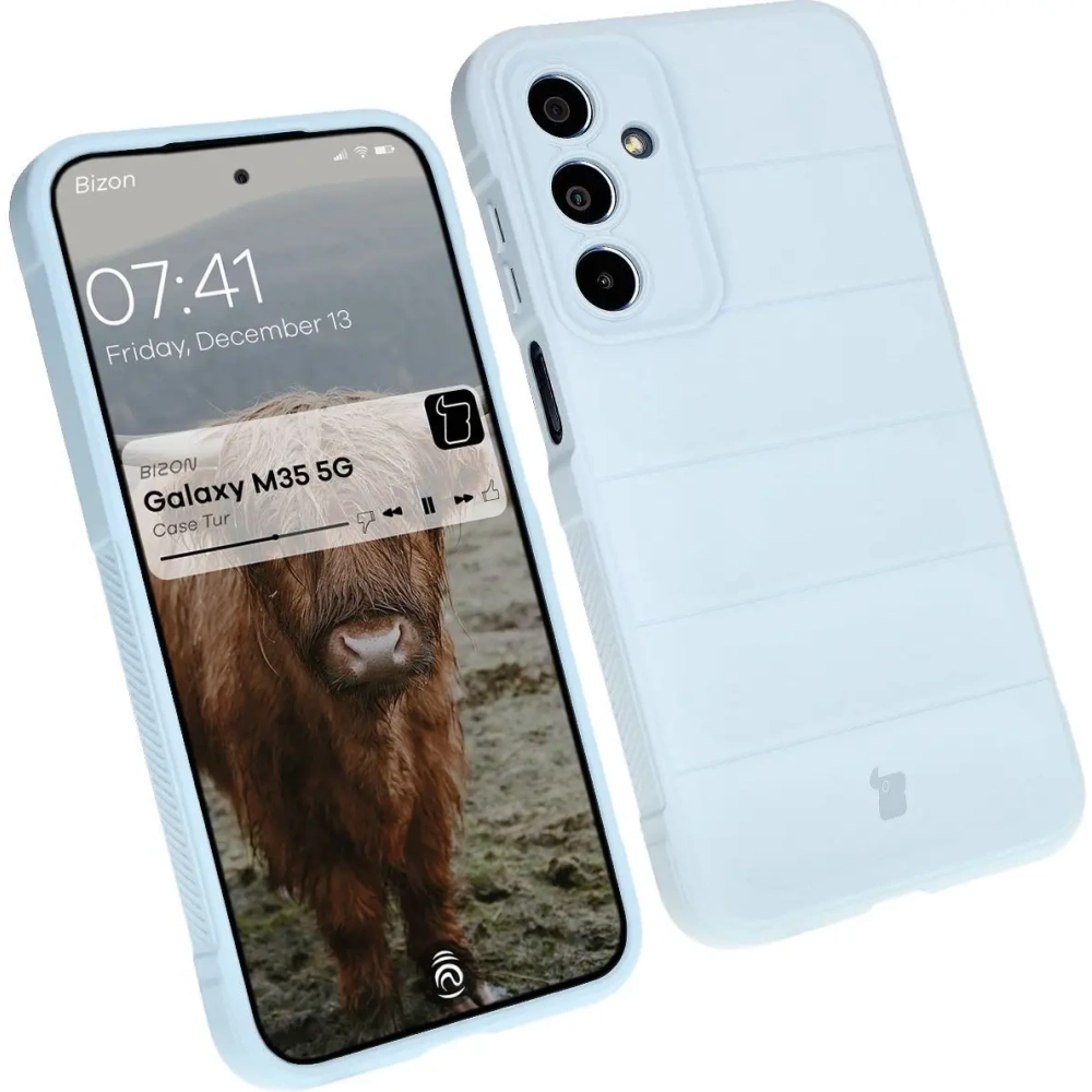 Pancerne etui Bizon Case Tur do Samsung Galaxy M35 5G jasnoniebieskie