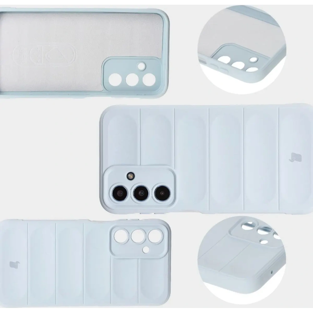 Pancerne etui Bizon Case Tur do Samsung Galaxy M35 5G jasnoniebieskie