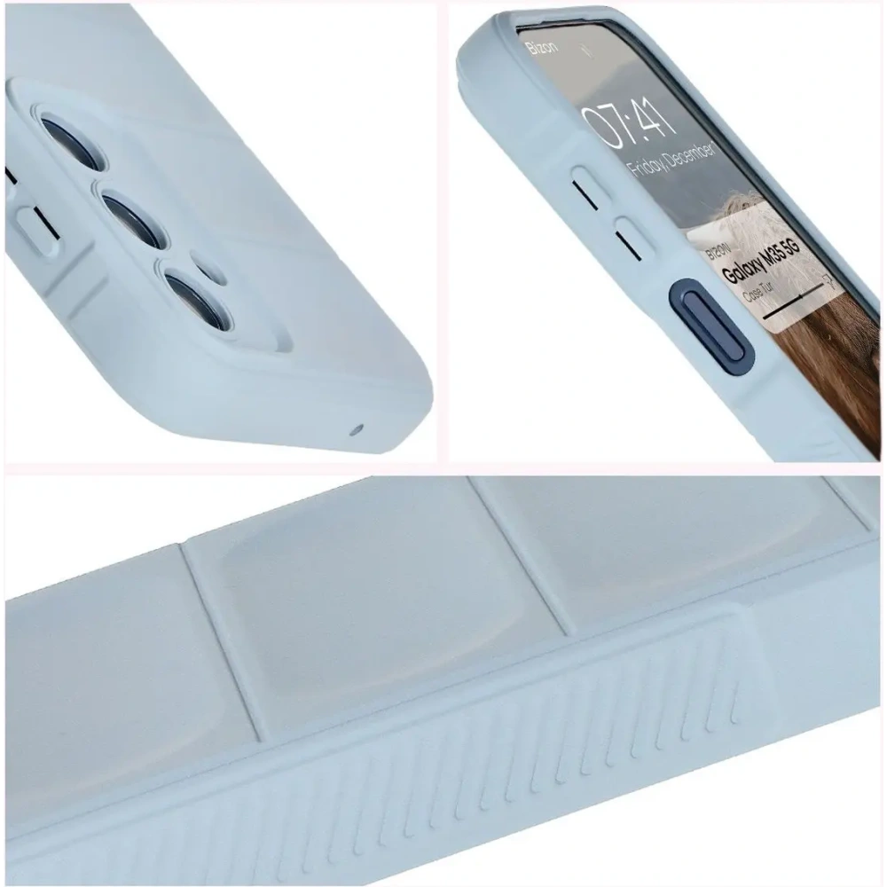 Pancerne etui Bizon Case Tur do Samsung Galaxy M35 5G jasnoniebieskie