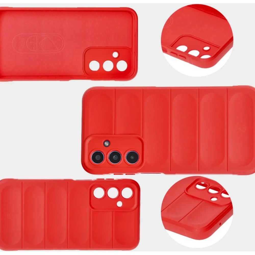 Pancerne etui Bizon Case Tur do Samsung Galaxy M35 5G czerwone