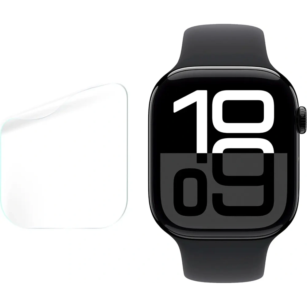 Folia hydrożelowa na ekran Bizon Glass Watch Hydrogel do Apple Watch 10 / 11 46mm [2 PACK]