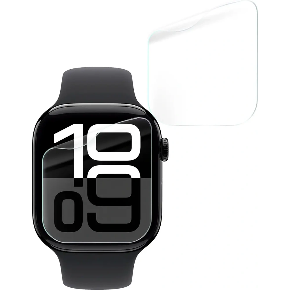 Folia hydrożelowa na ekran Bizon Glass Watch Hydrogel do Apple Watch 10 / 11 46mm [2 PACK]