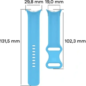 Kup Silikonowy pasek Bizon Strap Watch Silicone do Google Pixel Watch 3 (45mm) błękitny - BIZ6506 - {ean13} - Sklep Home Screen