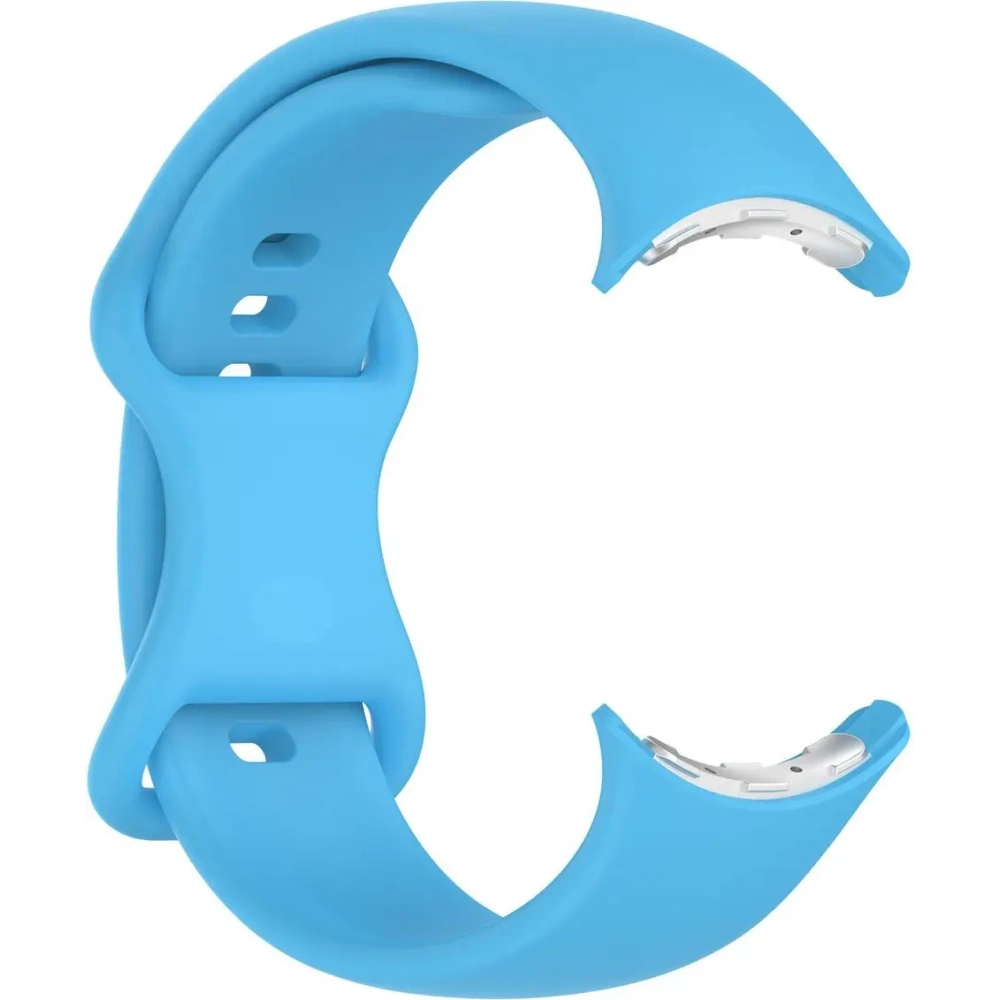 Silikonowy pasek Bizon Strap Watch Silicone do Google Pixel Watch 3 (45mm) błękitny