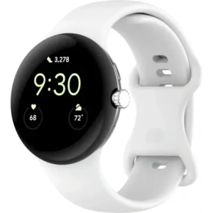 Kup Silikonowy pasek Bizon Strap Watch Silicone do Google Pixel Watch 3 (45mm) biały - BIZ6508 - {ean13} - Sklep Home Screen