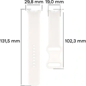 Kup Silikonowy pasek Bizon Strap Watch Silicone do Google Pixel Watch 3 (45mm) biały - BIZ6508 - {ean13} - Sklep Home Screen