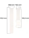 Kup Bizon Strap Uhr Silikon Google Pixel Uhr 3 (45mm) weiß - BIZ6508 - {ean13} - Sklep Home Screen
