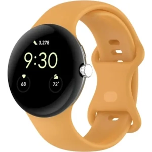 Kup Silikonowy pasek Bizon Strap Watch Silicone do Google Pixel Watch 3 (45mm) żółty - BIZ6509 - {ean13} - Sklep Home Screen