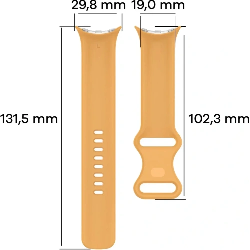 Kup Silikonový pásek Bizon Strap Watch Silicone do Google Pixel Watch 3 (45mm) žlutý - BIZ6509 - {ean13} - Sklep Home Screen