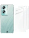 Etui + 2x szkło na ekran Bizon Case Clear Pack do Oppo A79 5G przezroczyste