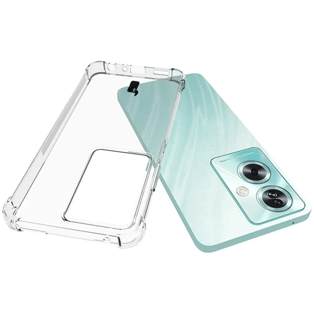Etui + 2x szkło na ekran Bizon Case Clear Pack do Oppo A79 5G przezroczyste