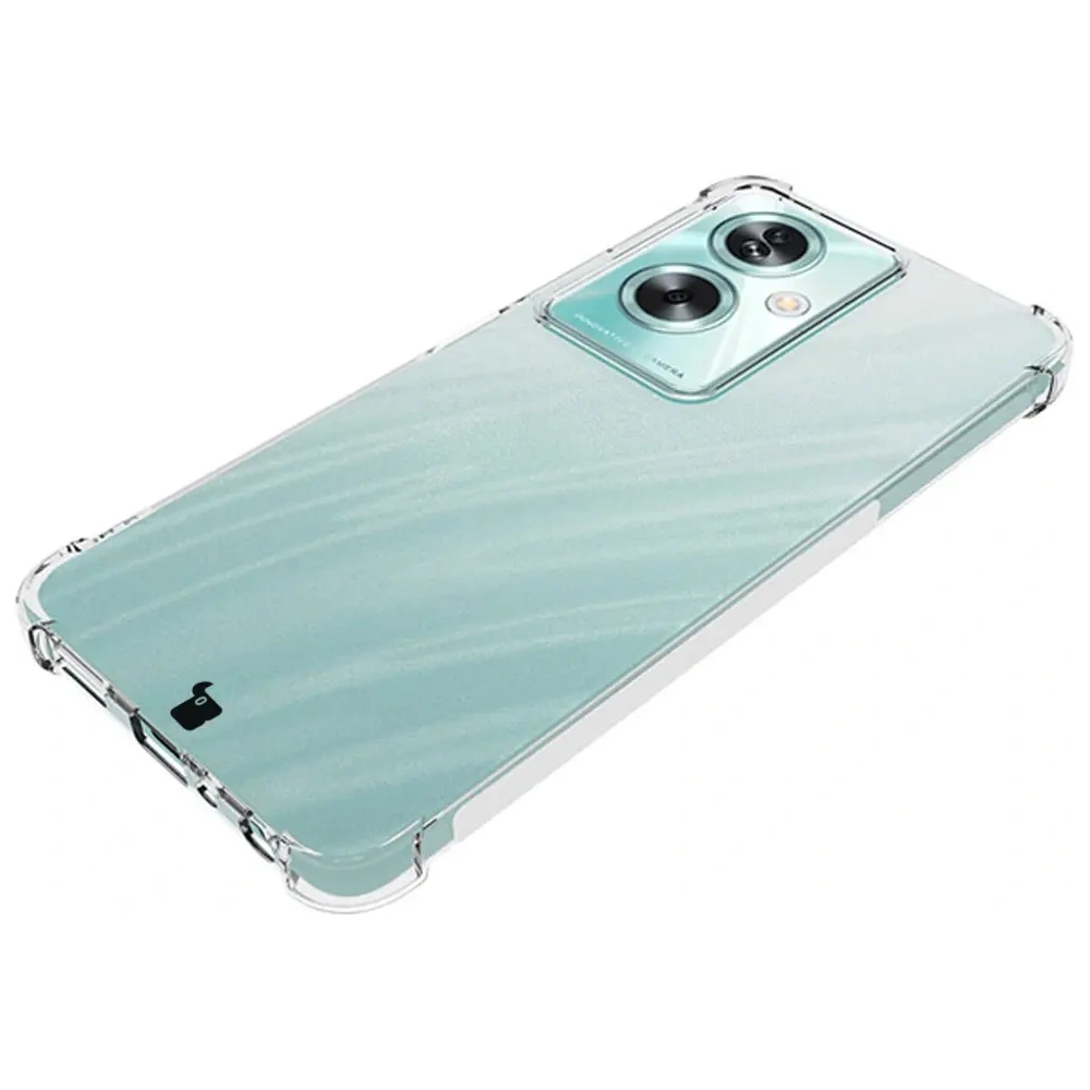 Etui + 2x szkło na ekran Bizon Case Clear Pack do Oppo A79 5G przezroczyste