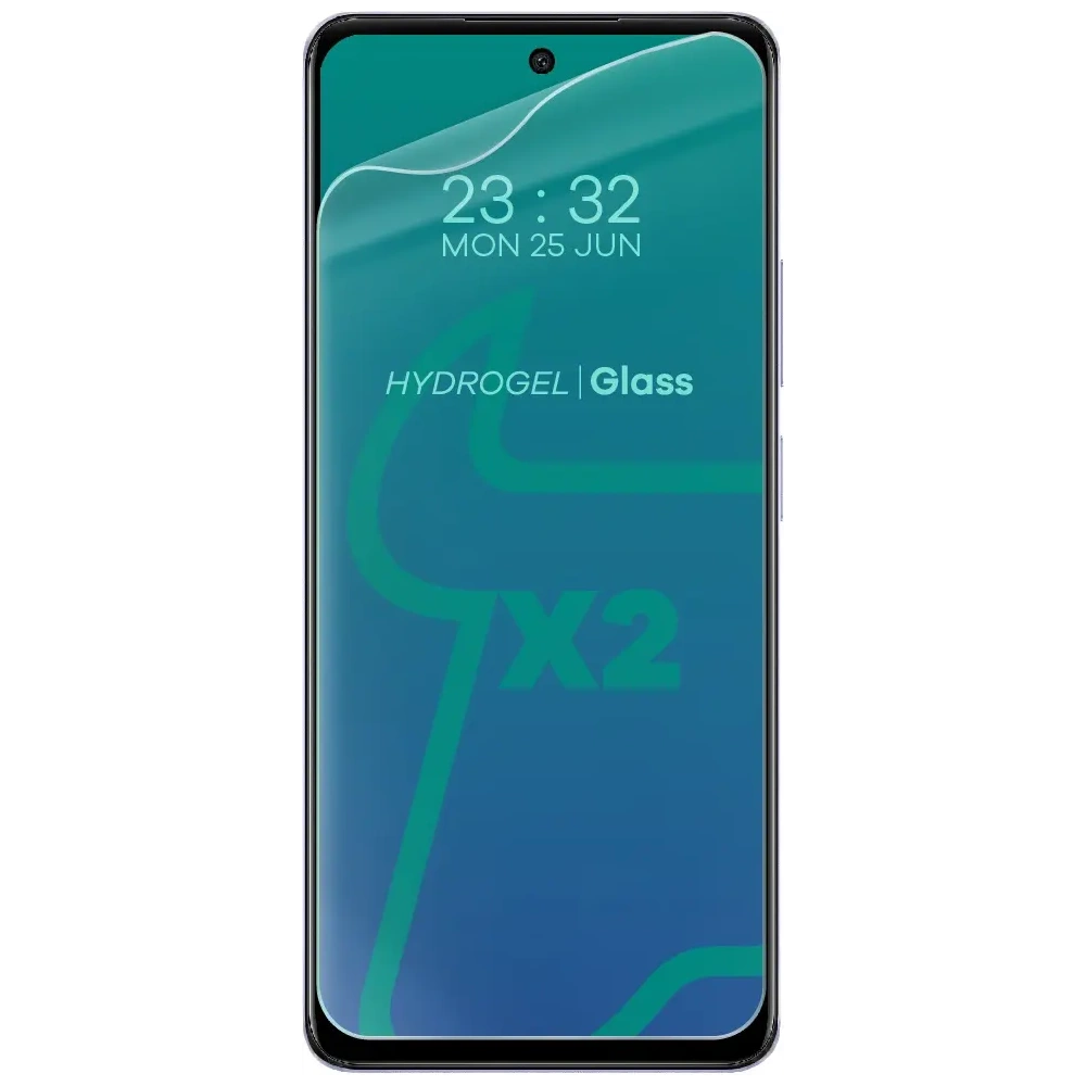 Etui + 2x szkło na ekran Bizon Case Clear Pack do Oppo A79 5G przezroczyste