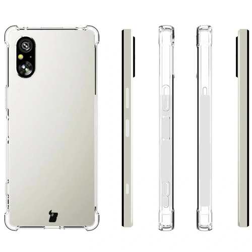 Kup Bizon Case Clear Pack tok + 2x edzett üveg + lencseüveg Sony Xperia 5 V-hez - BIZ6511 - {ean13} - Sklep Home Screen