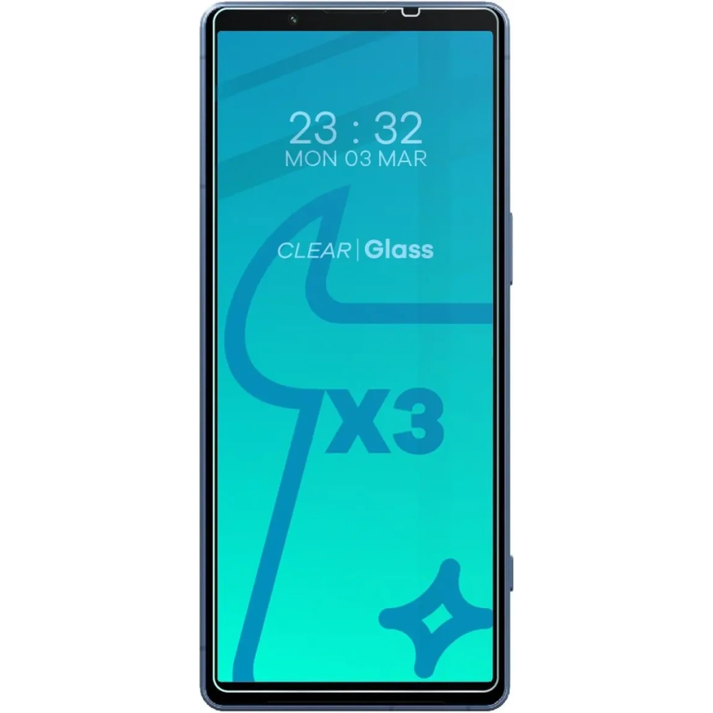 Etui + 2x szkło hartowane na ekran + szkło na obiektyw Bizon Case Clear Pack do Sony Xperia 5 V