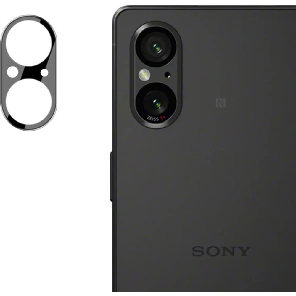Etui + 2x szkło hartowane na ekran + szkło na obiektyw Bizon Case Clear Pack do Sony Xperia 5 V