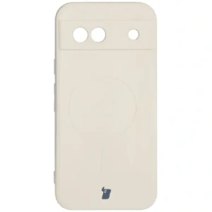 Kup Silikonové pouzdro s magnetickým kroužkem Bizon Case Silicone Magnetic Sq pro Google Pixel 8a béžové - BIZ6513 - {ean13} - Sklep Home Screen