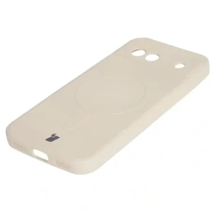 Kup Silikonové pouzdro s magnetickým kroužkem Bizon Case Silicone Magnetic Sq pro Google Pixel 8a béžové - BIZ6513 - {ean13} - Sklep Home Screen