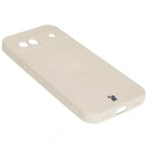 Kup Silikonové pouzdro s magnetickým kroužkem Bizon Case Silicone Magnetic Sq pro Google Pixel 8a béžové - BIZ6513 - {ean13} - Sklep Home Screen