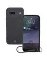 Silikonové pouzdro s magnetickým kroužkem Bizon Case Silicone Magnetic Sq pro Google Pixel 8a černé