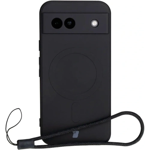 Kup Silikonové pouzdro s magnetickým kroužkem Bizon Case Silicone Magnetic Sq pro Google Pixel 8a černé - BIZ6514 - {ean13} - Sklep Home Screen