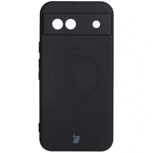 Kup Silikonové pouzdro s magnetickým kroužkem Bizon Case Silicone Magnetic Sq pro Google Pixel 8a černé - BIZ6514 - {ean13} - Sklep Home Screen