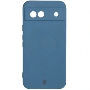 Kup Silikonové pouzdro s magnetickým kroužkem Bizon Case Silicone Magnetic Sq pro Google Pixel 8a modré - BIZ6515 - {ean13} - Sklep Home Screen