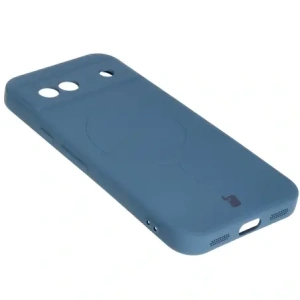 Kup Silikonové pouzdro s magnetickým kroužkem Bizon Case Silicone Magnetic Sq pro Google Pixel 8a modré - BIZ6515 - {ean13} - Sklep Home Screen
