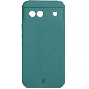 Kup Silikonové pouzdro s magnetickým kroužkem Bizon Case Silicone Magnetic Sq pro Google Pixel 8a tmavě zelené - BIZ6516 - {ean13} - Sklep Home Screen