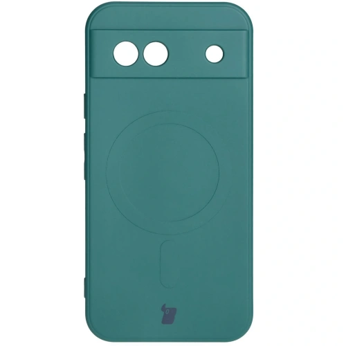 Kup Silikonové pouzdro s magnetickým kroužkem Bizon Case Silicone Magnetic Sq pro Google Pixel 8a tmavě zelené - BIZ6516 - {ean13} - Sklep Home Screen