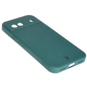 Kup Silikonové pouzdro s magnetickým kroužkem Bizon Case Silicone Magnetic Sq pro Google Pixel 8a tmavě zelené - BIZ6516 - {ean13} - Sklep Home Screen