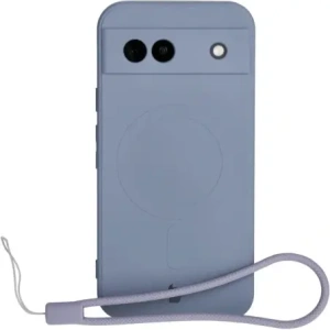 Kup Silikonové pouzdro s magnetickým kroužkem Bizon Case Silicone Magnetic Sq pro Google Pixel 8a šedé - BIZ6517 - {ean13} - Sklep Home Screen