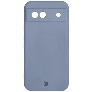 Kup Silikonové pouzdro s magnetickým kroužkem Bizon Case Silicone Magnetic Sq pro Google Pixel 8a šedé - BIZ6517 - {ean13} - Sklep Home Screen