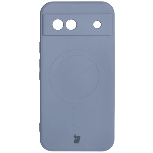 Kup Silikonové pouzdro s magnetickým kroužkem Bizon Case Silicone Magnetic Sq pro Google Pixel 8a šedé - BIZ6517 - {ean13} - Sklep Home Screen
