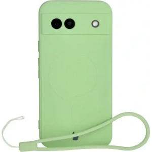Kup Silikonové pouzdro s magnetickým kroužkem Bizon Case Silicone Magnetic Sq pro Google Pixel 8a jasně zelené - BIZ6518 - {ean13} - Sklep Home Screen