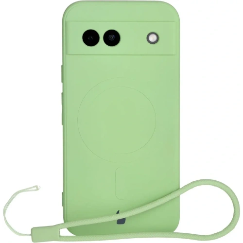 Kup Silikonové pouzdro s magnetickým kroužkem Bizon Case Silicone Magnetic Sq pro Google Pixel 8a jasně zelené - BIZ6518 - {ean13} - Sklep Home Screen