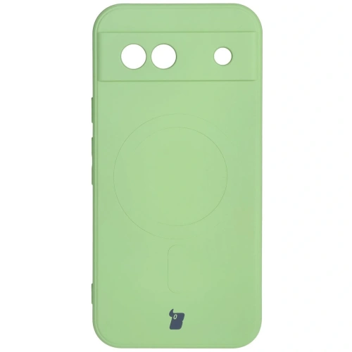 Kup Silikonové pouzdro s magnetickým kroužkem Bizon Case Silicone Magnetic Sq pro Google Pixel 8a jasně zelené - BIZ6518 - {ean13} - Sklep Home Screen