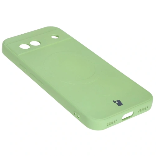 Kup Silikonové pouzdro s magnetickým kroužkem Bizon Case Silicone Magnetic Sq pro Google Pixel 8a jasně zelené - BIZ6518 - {ean13} - Sklep Home Screen