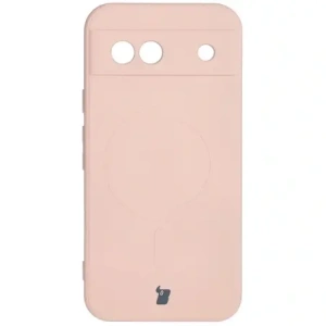 Kup Silikonový obal s magnetickým kroužkem Bizon Case Silicone Magnetic Sq pro Google Pixel 8a světle růžový - BIZ6519 - {ean13} - Sklep Home Screen